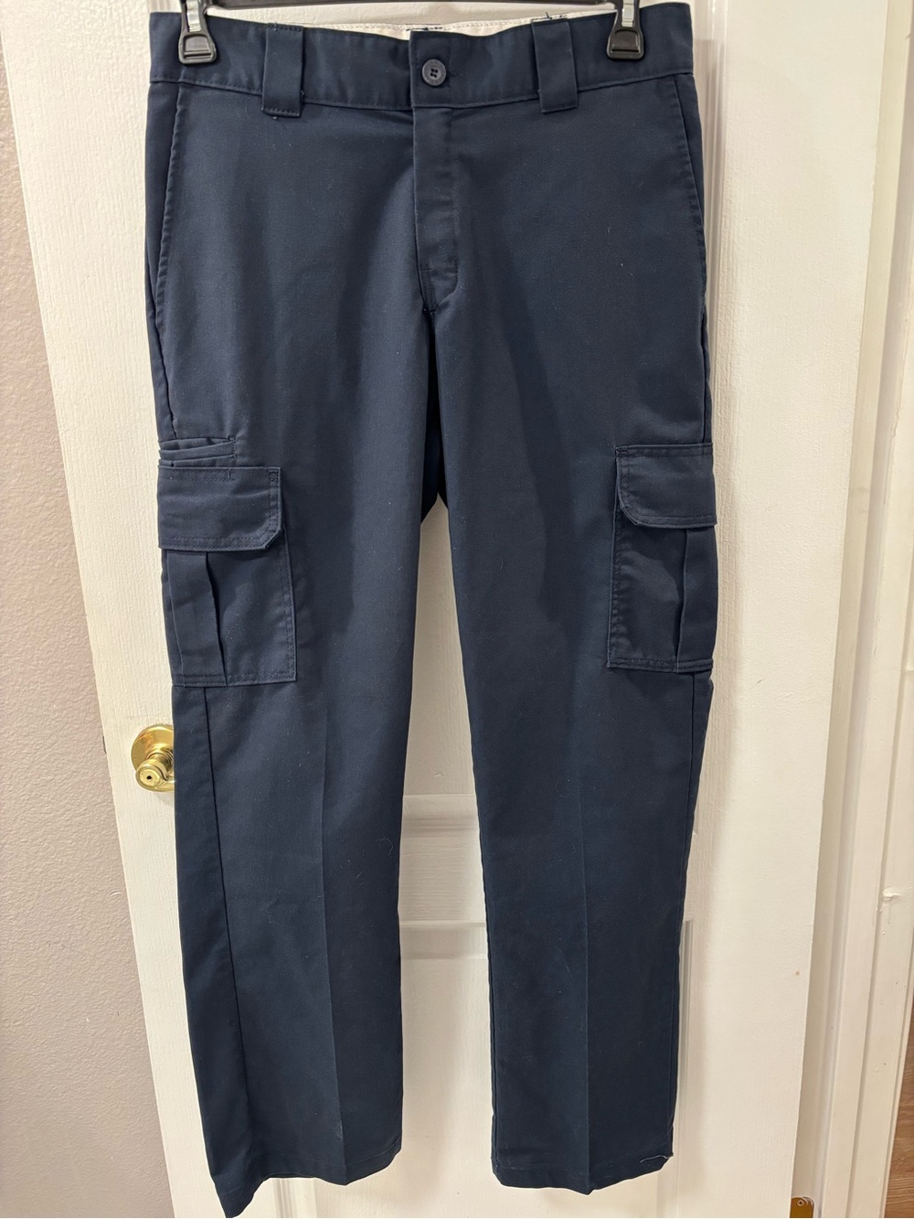 Dickies Regular Straight Navy Cargo Pants Utility 31.5” inseam